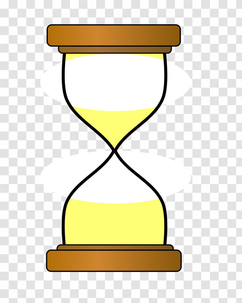 Hourglass Clip Art - Yellow Transparent PNG