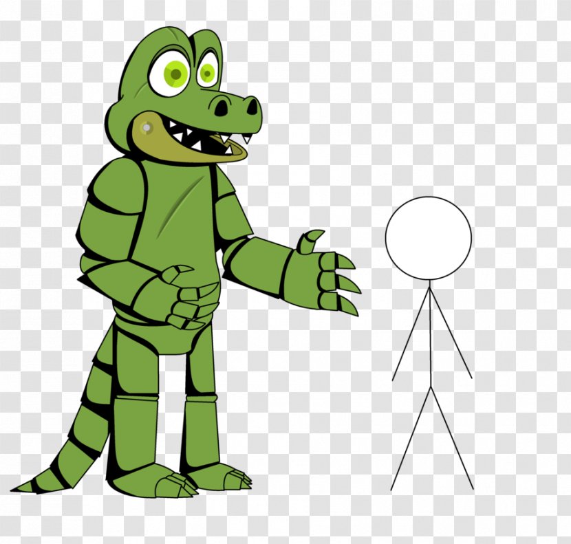 Crocodile Alligator Five Nights At Freddy's Animatronics Reptile - Green Transparent PNG