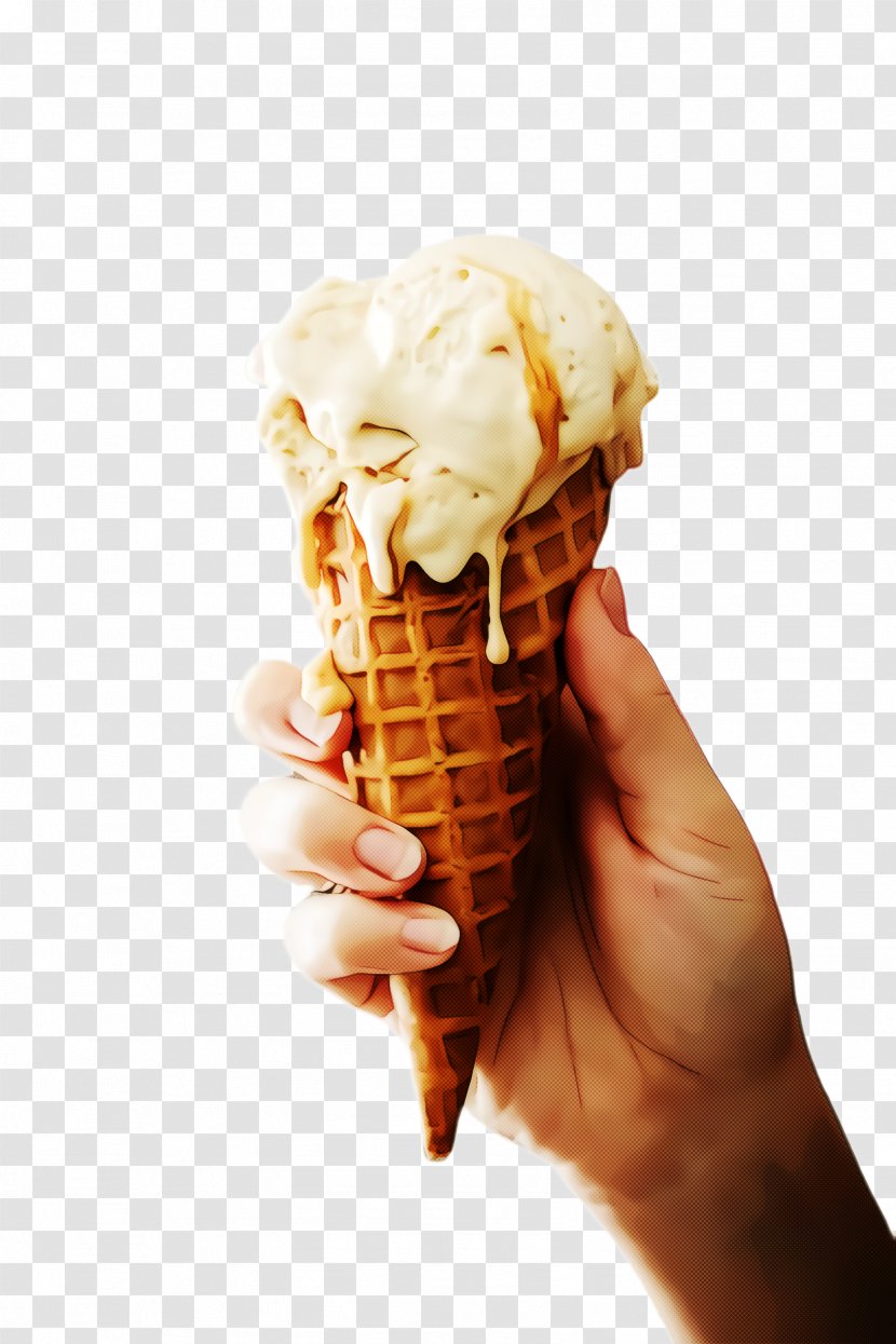 Ice Cream - Waffle - Soft Serve Creams Transparent PNG