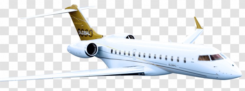 Bombardier Global Express Narrow-body Aircraft Business Jet Airline 8000 - Airliner Transparent PNG
