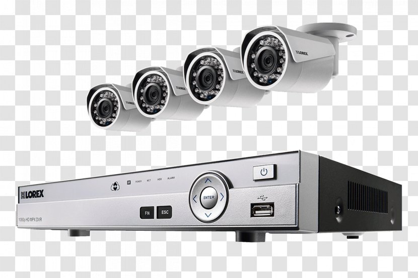 Digital Video Recorders Wireless Security Camera Closed-circuit Television High-definition 1080p - Multimedia Projector - Alarm Transparent PNG