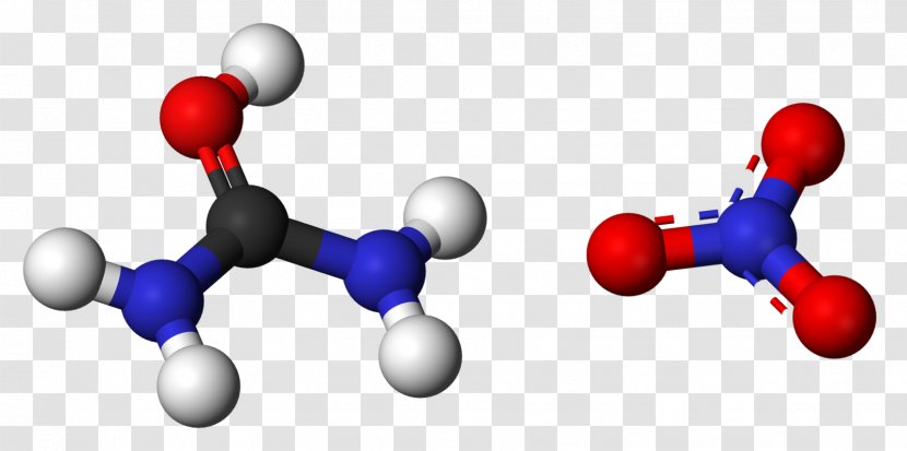 Urea Nitrate Ball-and-stick Model Explosive Material Molecule - Vinegar Transparent PNG