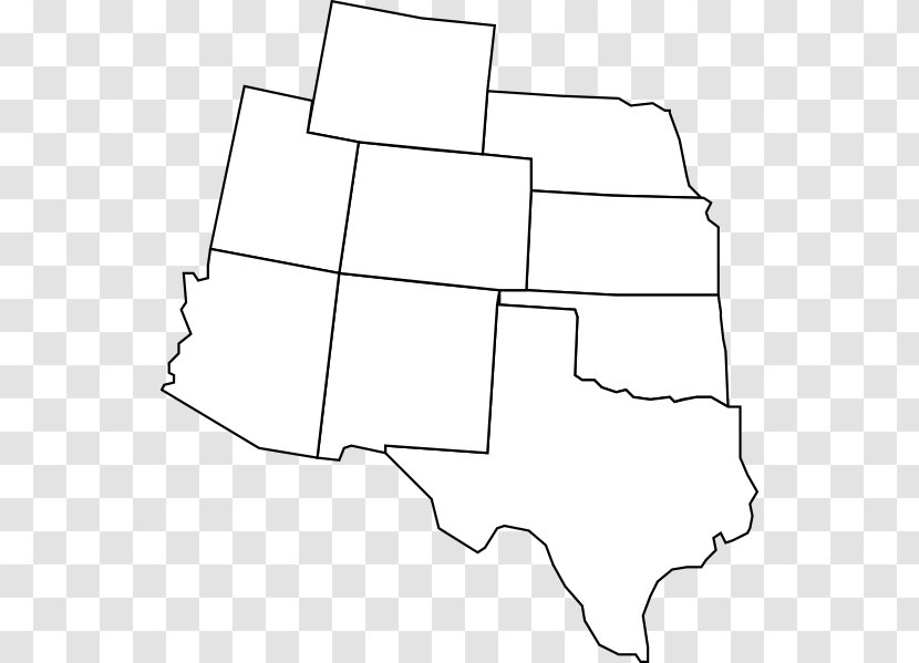 Colorado Blank Map Clip Art - Royaltyfree Transparent PNG