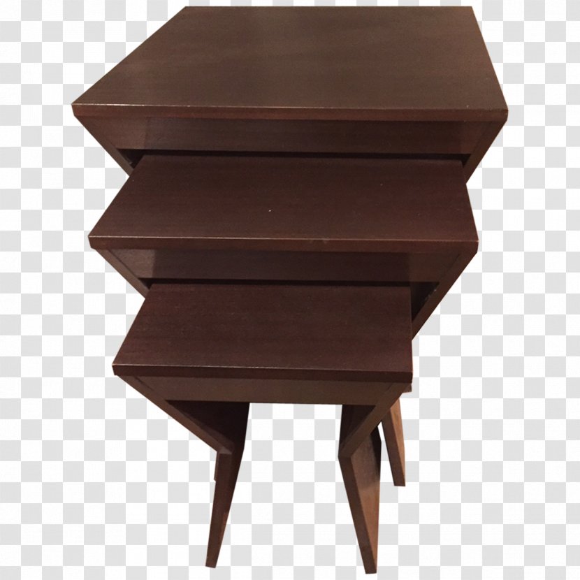 Bedside Tables Drawer - Nightstand - Mahogany Chair Transparent PNG
