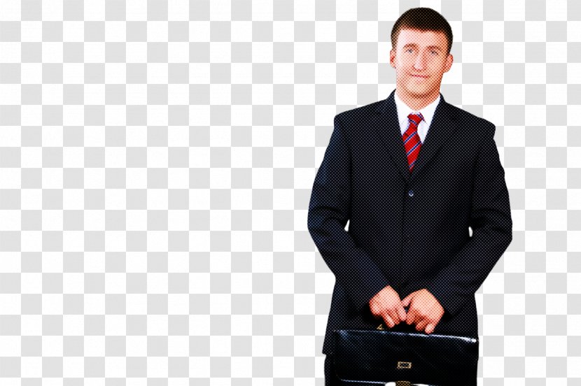 Suit Formal Wear Standing White-collar Worker Businessperson - Whitecollar - Gesture Business Transparent PNG