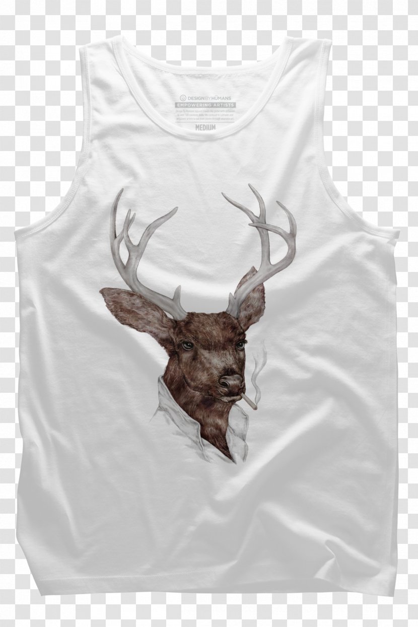 T-shirt Reindeer Kollwitz Internet Smocking Plakat Naukowy - Silhouette Transparent PNG