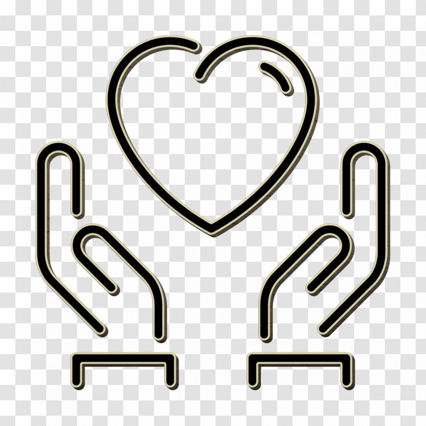 Heart Icon Donation Icon NGO Icon Transparent PNG