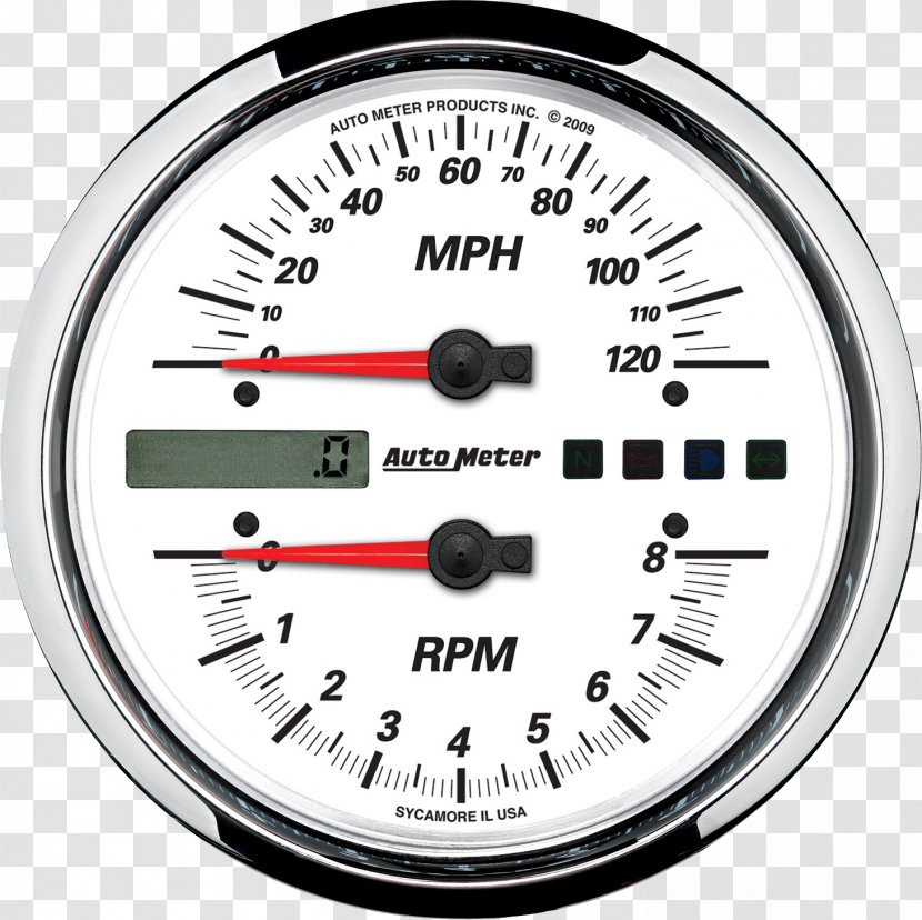 Motorcycle Components Speedometer Tachometer Car - Odometer Transparent PNG