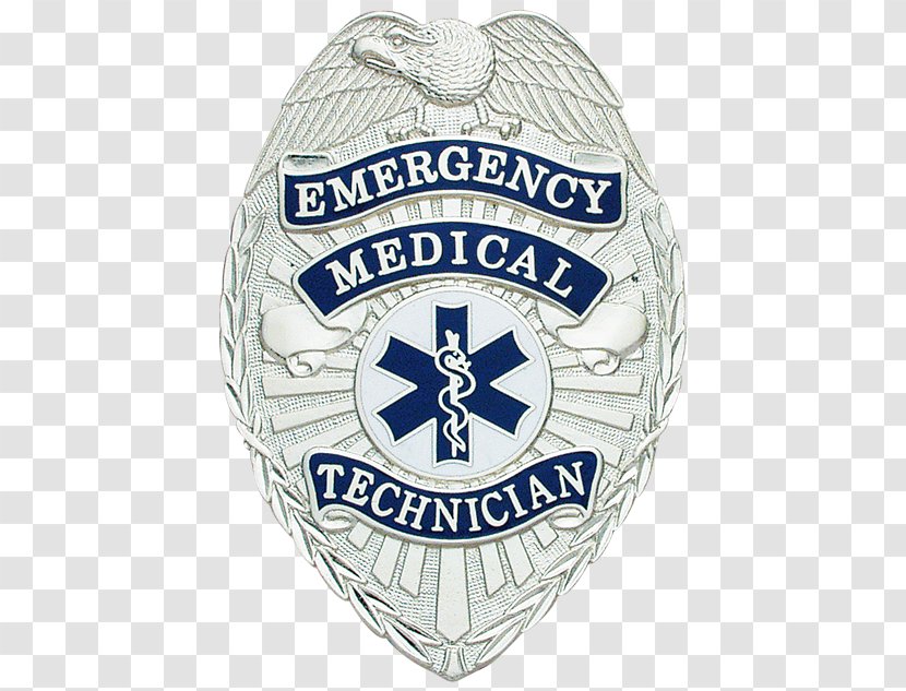 Emergency Medical Technician Services Badge Paramedic Transparent PNG