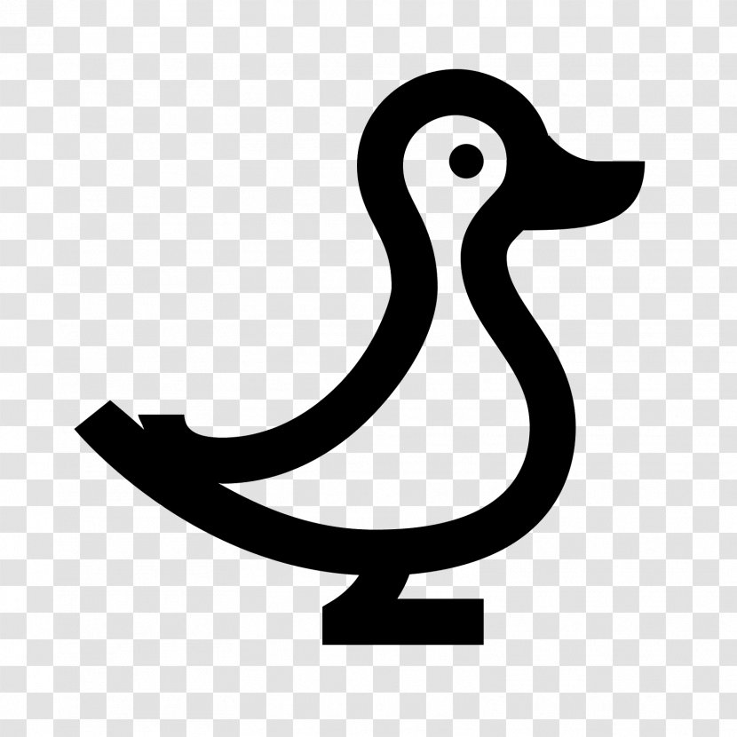 Duck Clip Art - Bird - Lonely Goose Transparent PNG