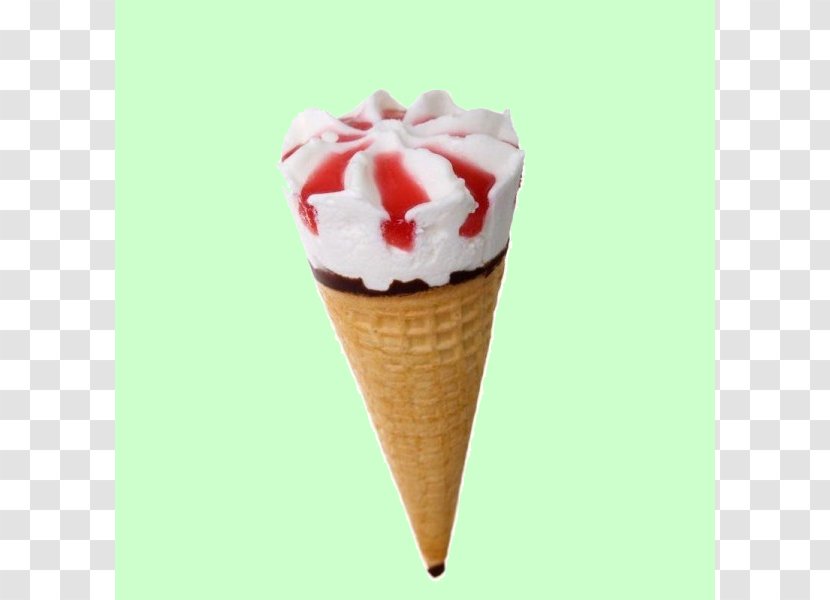 Sundae Ice Cream Cones Knickerbocker Glory Strawberry - Cone Transparent PNG