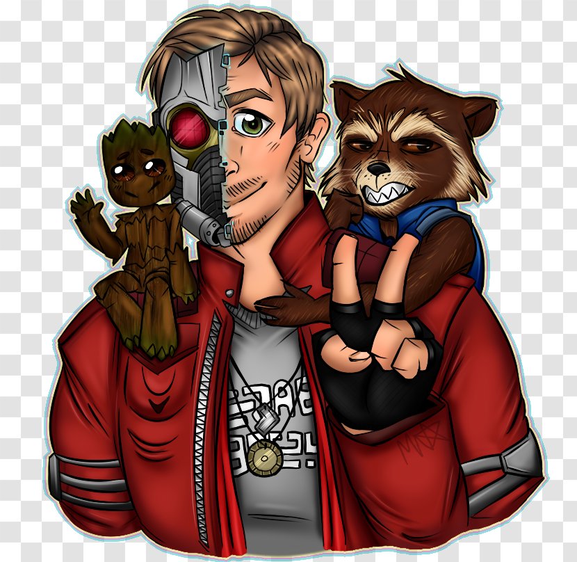 Baby Groot Rocket Raccoon Star-Lord Drax The Destroyer - Guardians Of Galaxy Transparent PNG
