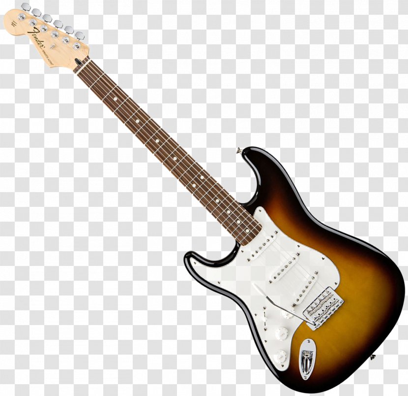 Fender Stratocaster Contemporary Japan Squier Sunburst Standard - Electronic Musical Instrument Transparent PNG