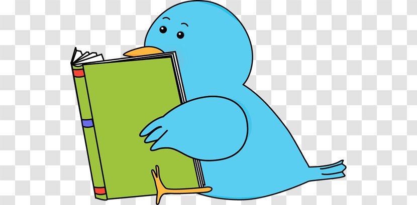 Bird Reading Pictures Book Clip Art - Childrens Literature Transparent PNG