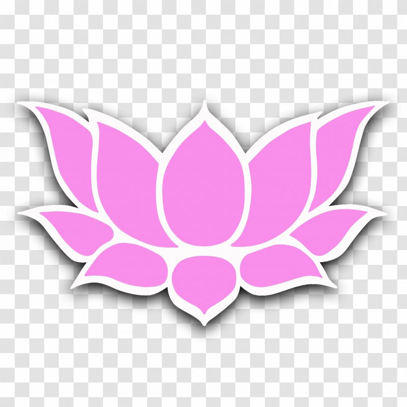 Pink Logo Petal Lotus Family Magenta - Flower Plant Transparent PNG