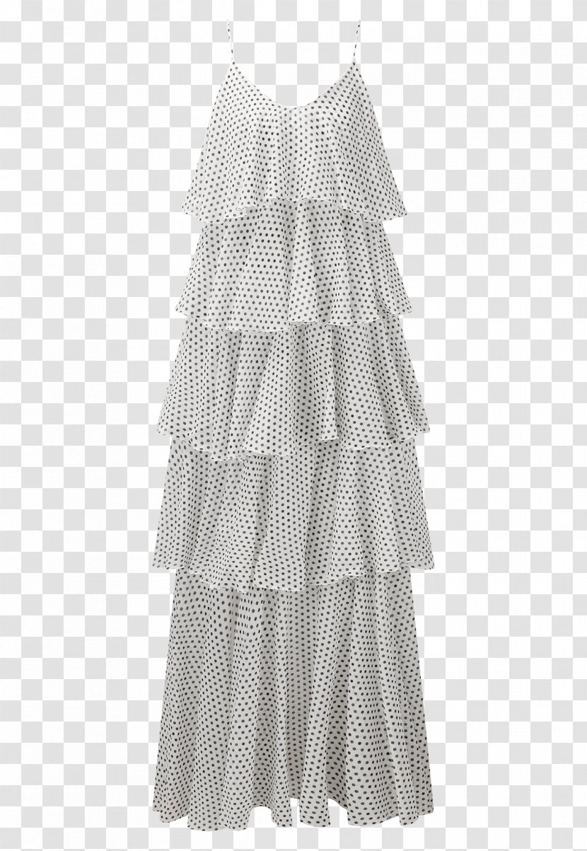Ruffle Dress Polka Dot Clothing Pattern - Watercolor Transparent PNG