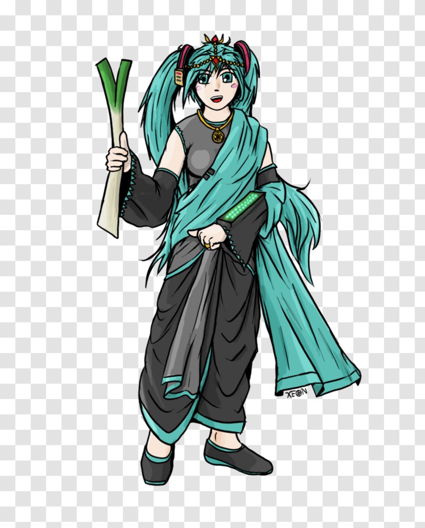 Hatsune Miku Fan Art Drawing Character - Cartoon Transparent PNG