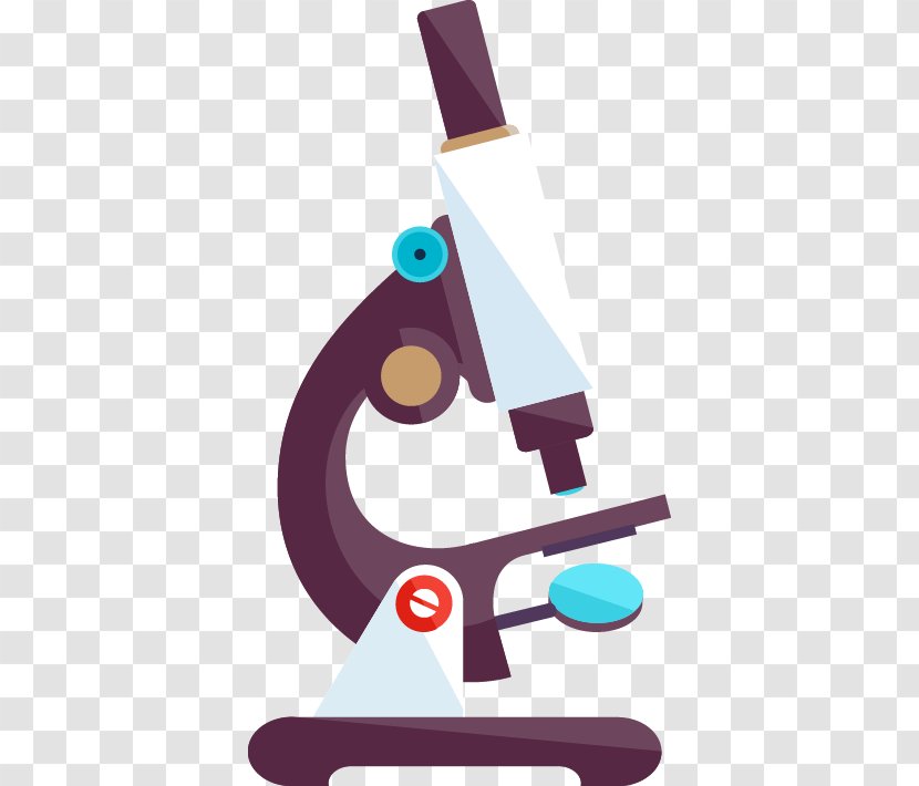 Microscope Cartoon - Chemical Equipment Transparent PNG