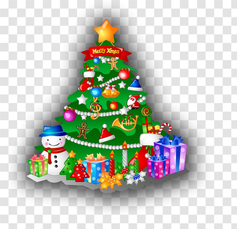 Christmas Tree Illustration - Decor Transparent PNG