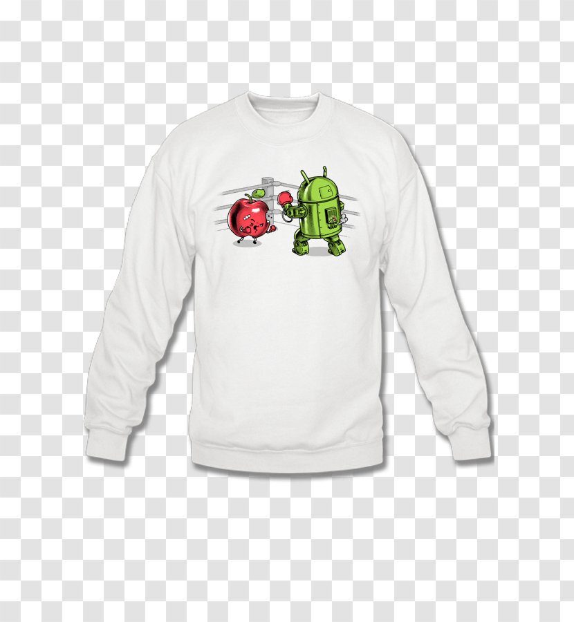 T-shirt Hoodie Sweater Crew Neck Sleeve - Vs Sweatshirt Transparent PNG