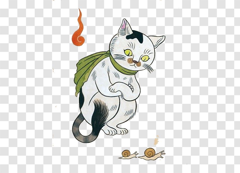 Kitten Tabby Cat Whiskers Illustrator - Cartoon Transparent PNG