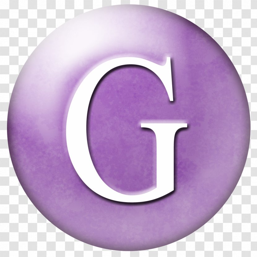 Purple Violet Lilac Magenta Symbol - Letter G Transparent PNG