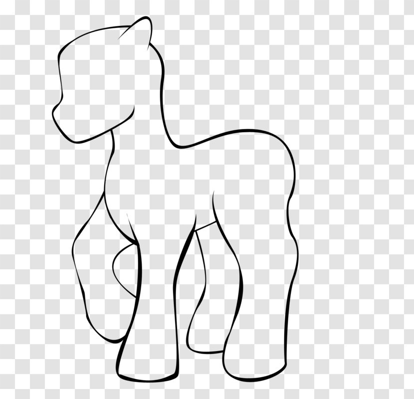 Pony Line Art Dog Breed Drawing Clip - Frame - Silhouette Transparent PNG