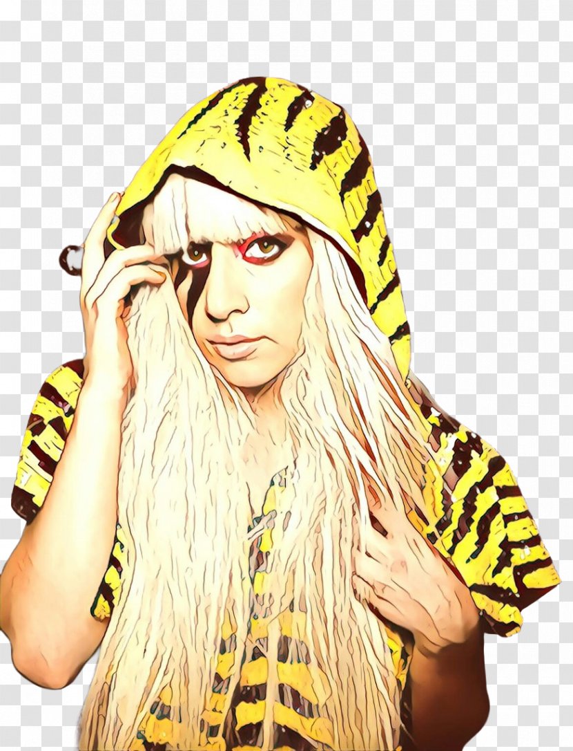 Forbes Celebrity 100 Lady Gaga Beanie The Fame - Costume Accessory - Blond Transparent PNG