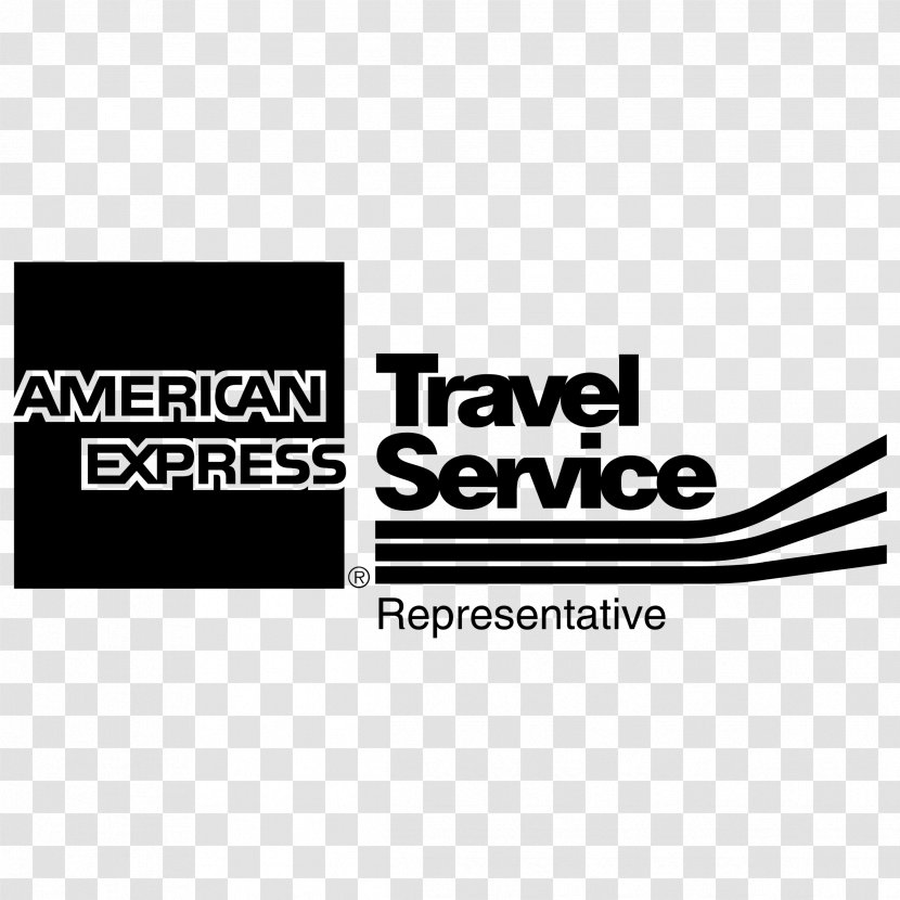 Logo American Express Brand Service Travel - Agent - Black And White Alligator Transparent PNG