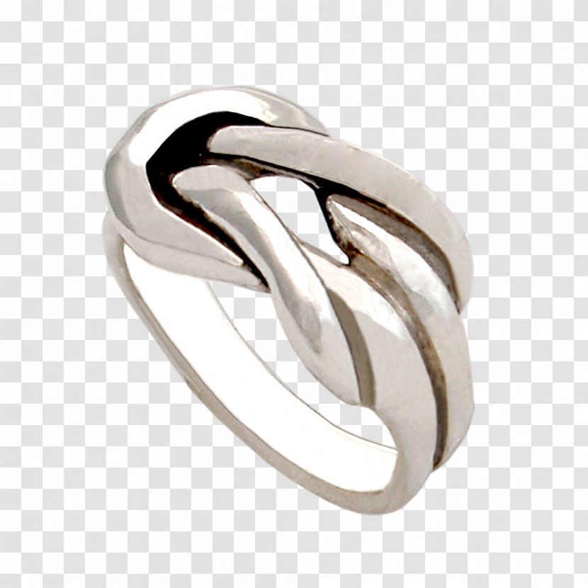 Wedding Ring Jewellery Silver True Lover's Knot - Reef Transparent PNG