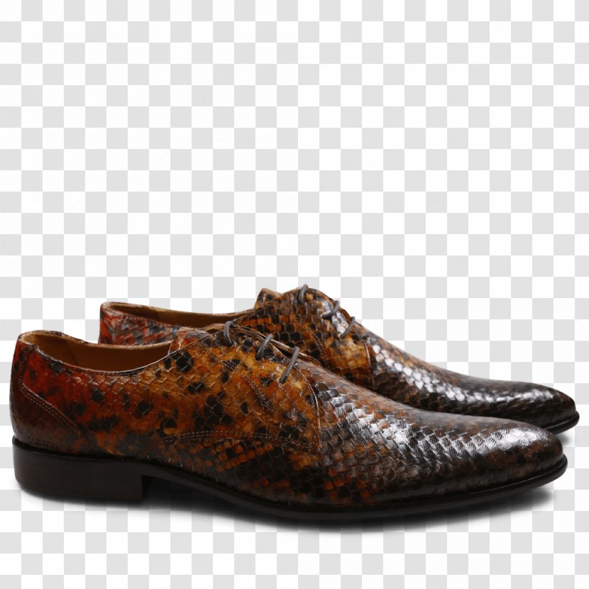 Slip-on Shoe Brown Derby Leather - Snake Transparent PNG