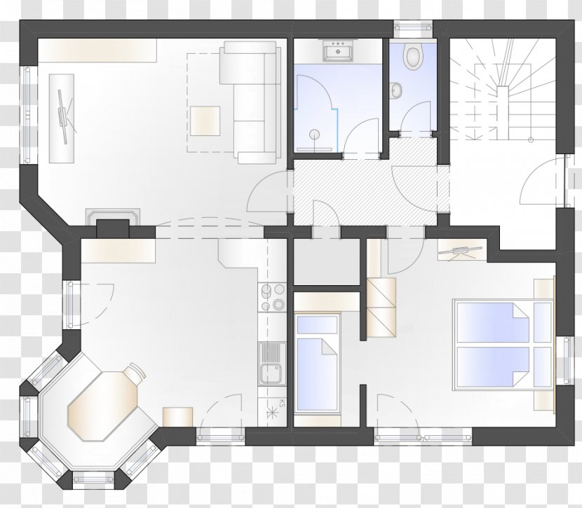 Floor Plan Architecture House - Building - Design Transparent PNG