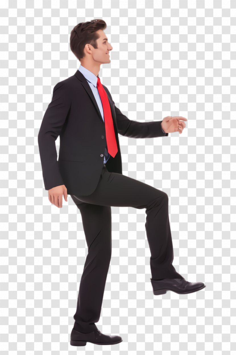 Suit Standing Clothing Formal Wear Businessperson - Tuxedo - Blazer Gentleman Transparent PNG