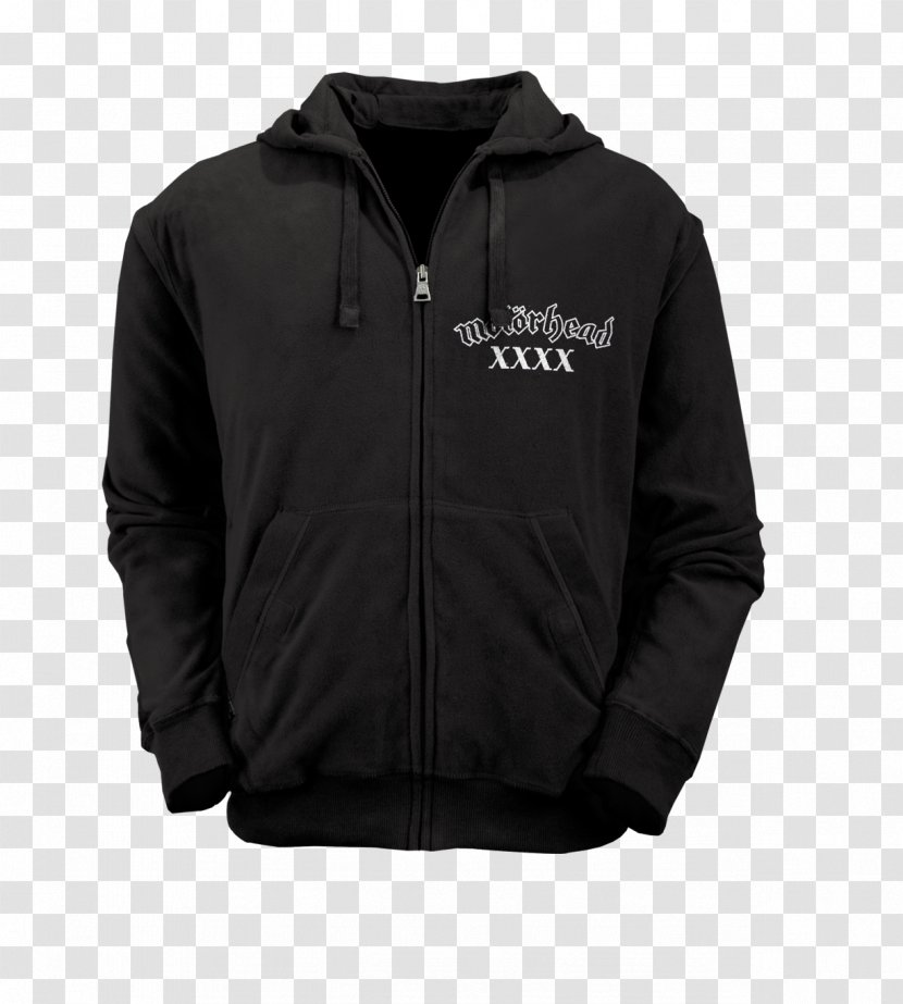 Hoodie T-shirt Jacket Sweater - Black Transparent PNG