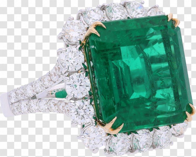 Emerald Earring Muzo Gemstone - Diamond - Gem Transparent PNG