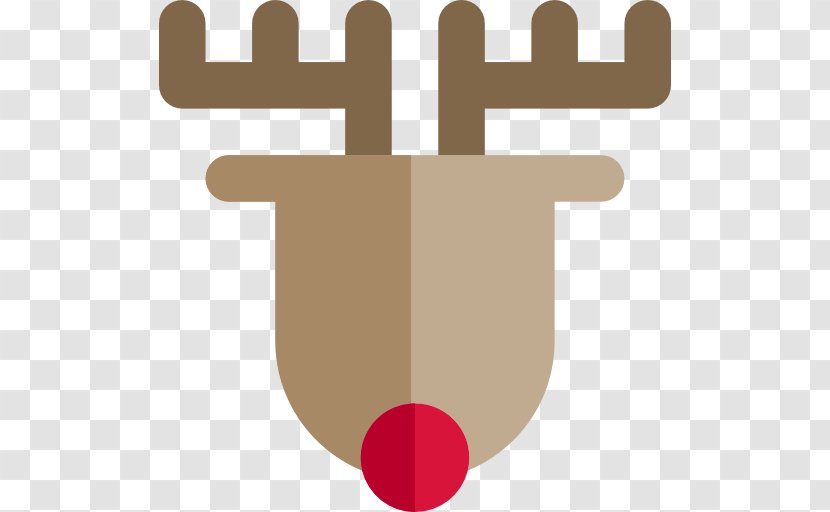 Reindeer Moose Icon - Text Transparent PNG