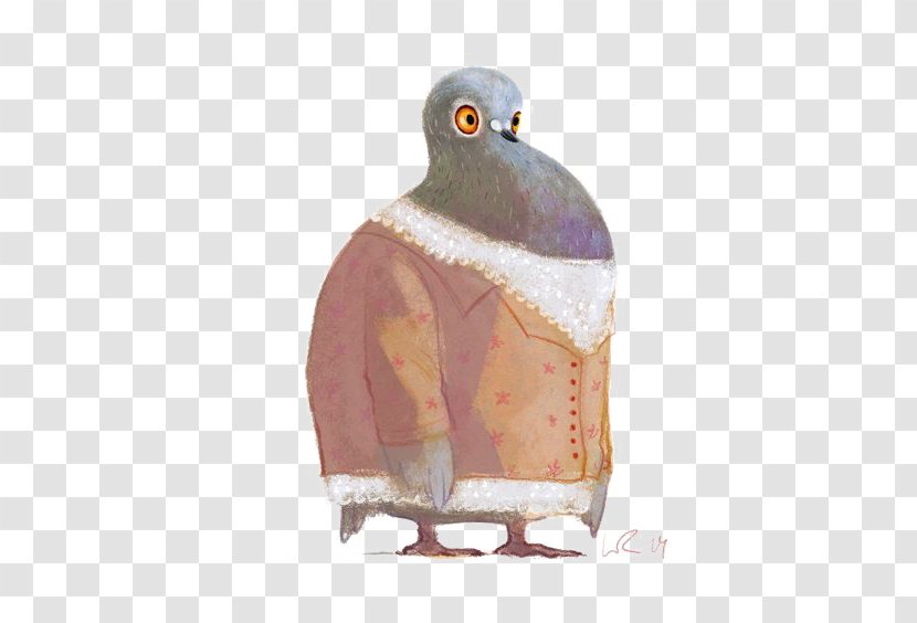 Columbidae Illustrator Drawing Illustration - Pigeon Transparent PNG