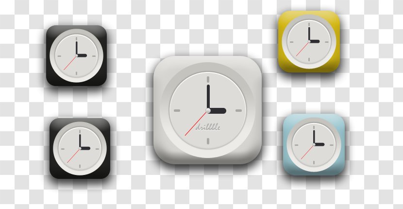 Alarm Clock Icon - Home Accessories - Small Square Table Transparent PNG