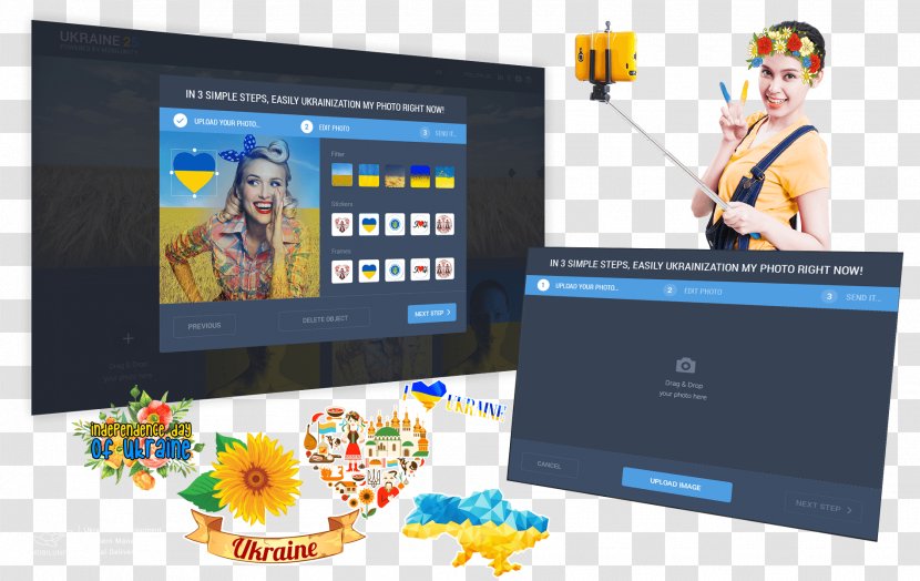 Advertising Display Device Facebook Idea - Quora - Ukrainian Unity Day Transparent PNG