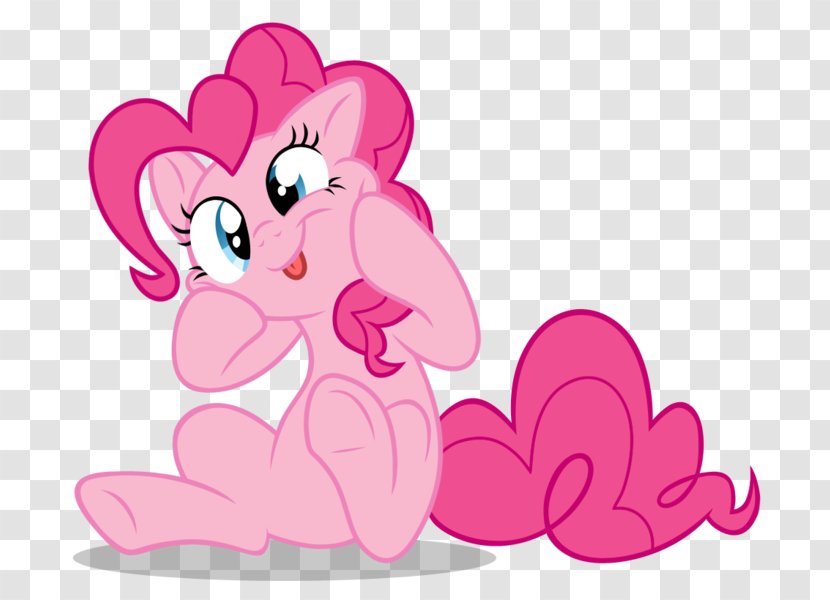Pinkie Pie Pony Rarity Twilight Sparkle Rainbow Dash - Heart Transparent PNG