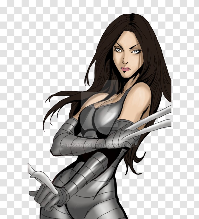 X-23 Marvel Comics Fan Art Logan - Silhouette - X 23 Y Transparent PNG