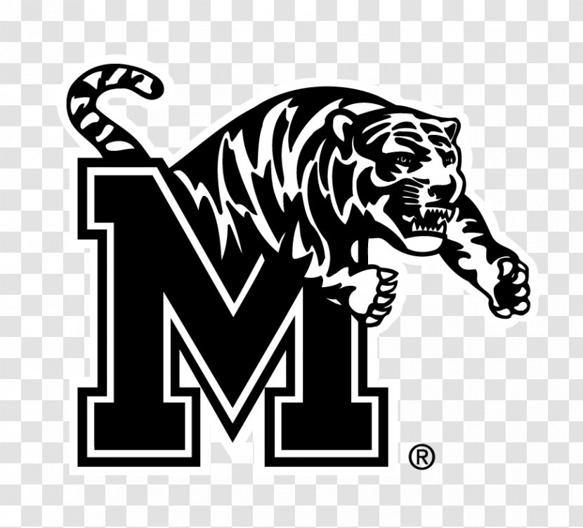 University Of Memphis Tigers Men's Basketball Baseball Football Women's - Mammal Transparent PNG
