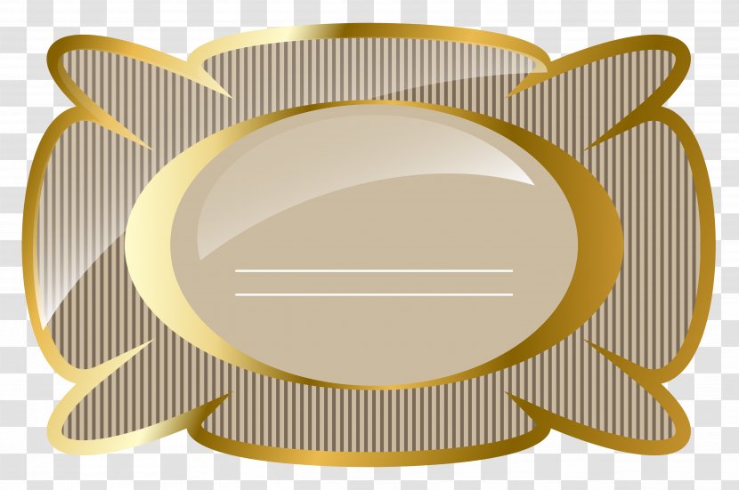 Gold Clip Art - Material - Cream And Luxury Label Clipart Picture Transparent PNG
