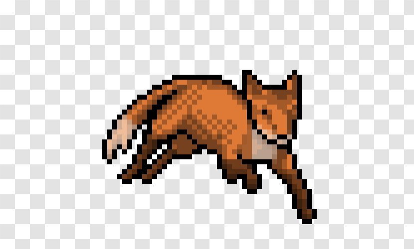 Animation Pixel Art - Dog Like Mammal Transparent PNG