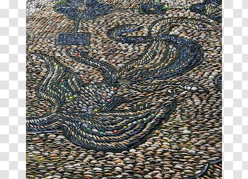 Mosaic Icon - Art - Cobblestone Road Transparent PNG