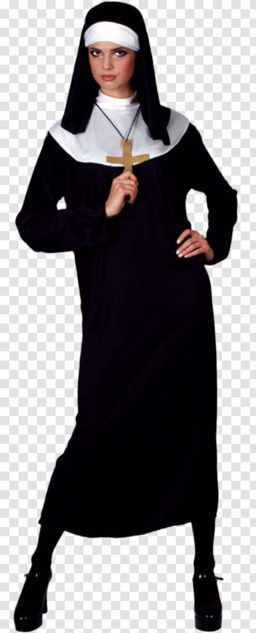 Costume Party Mother Superior Nun Clothing - Outerwear - Fancy Dress Transparent PNG