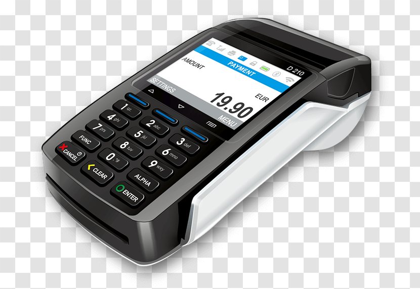 Feature Phone Payment Terminal Point Of Sale Computer - Service - Bank Transparent PNG