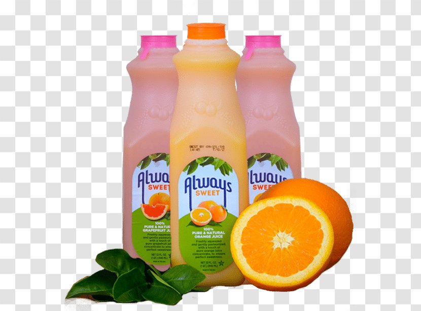 Orange Juice Drink Soft - Fruit - Lemon Transparent PNG