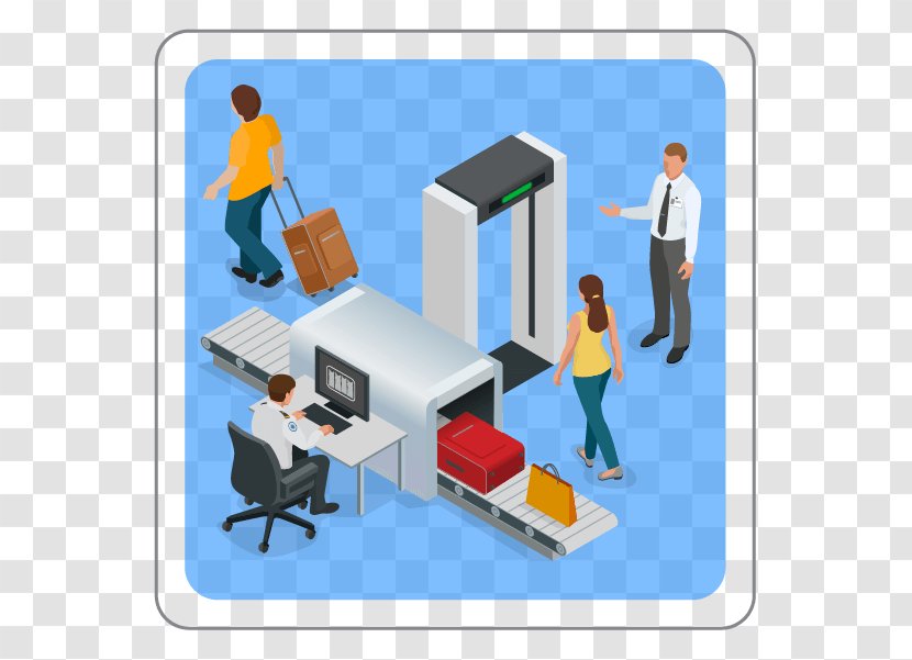 Airport Security Full Body Scanner Baggage - Transportation Administration Transparent PNG