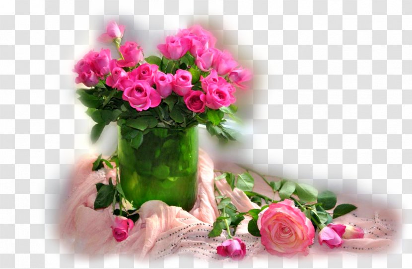 Garden Roses Floral Design Cut Flowers - Pink - Rose Transparent PNG